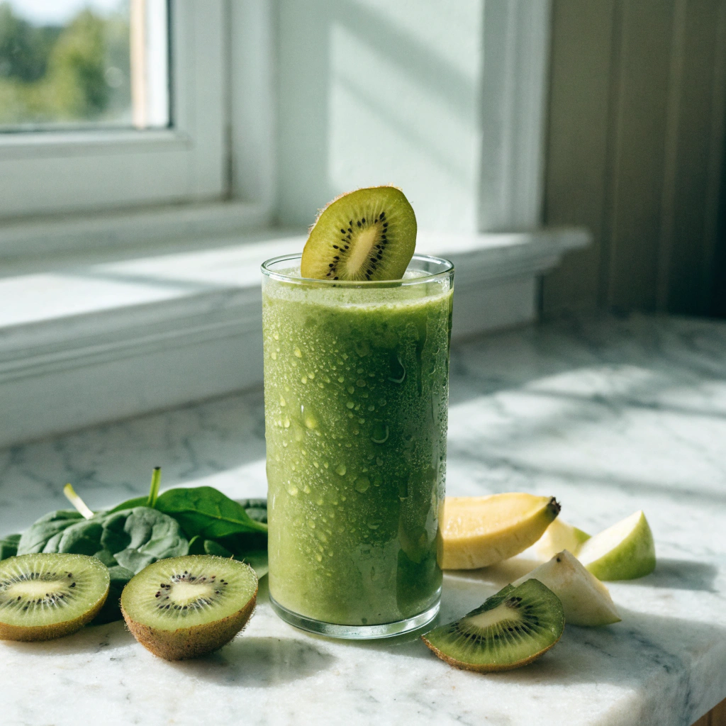 Kiwi Spinach Detox Smoothie (Fresh, Fast & Feel-Good)