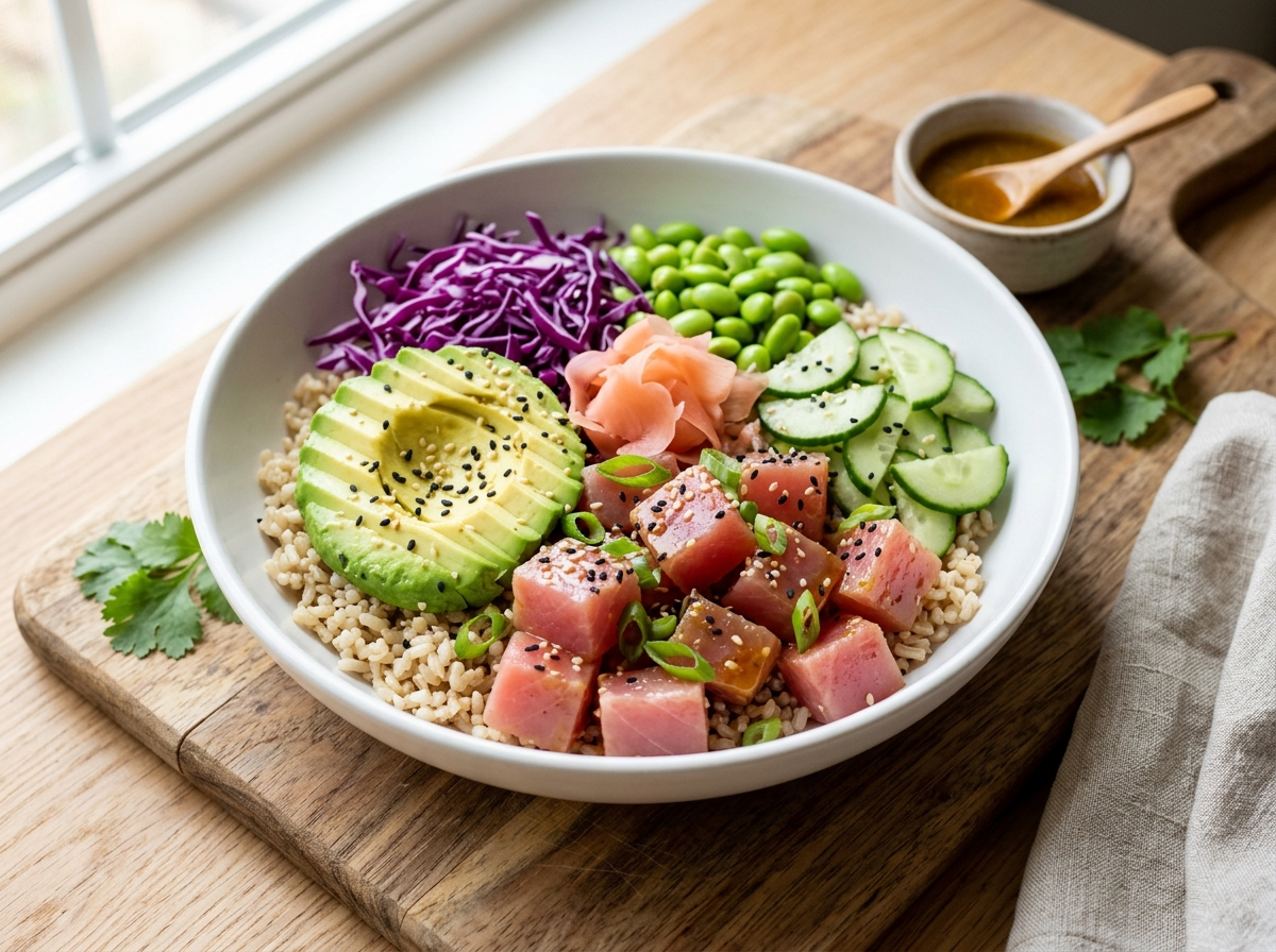 Anti-Inflammatory Tuna Poke Bowl