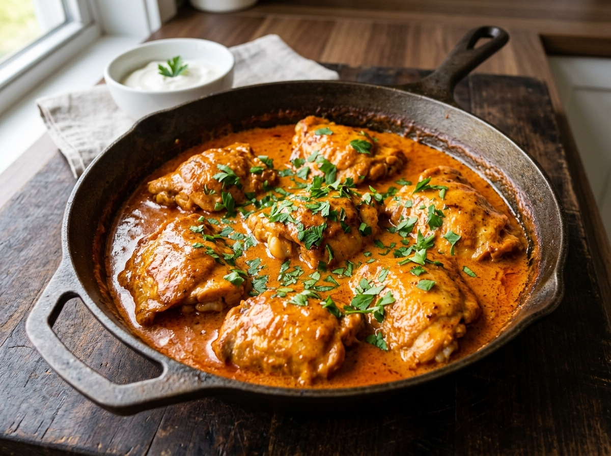 Creamy Keto Chicken Paprika