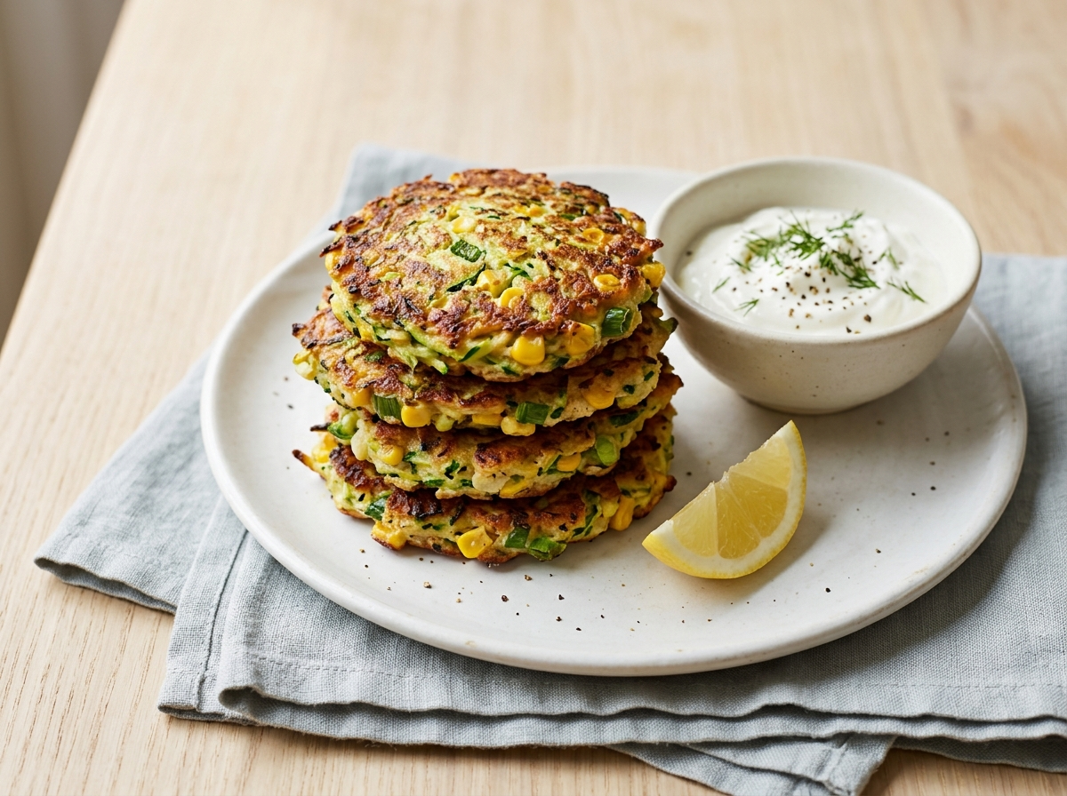 Almond Flour Veggie Fritters (Gluten-Free)