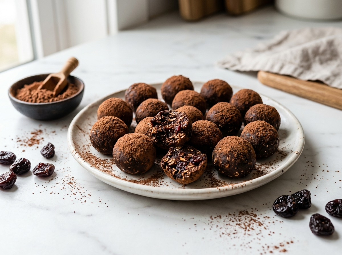 Cherry Cacao Energy Bites