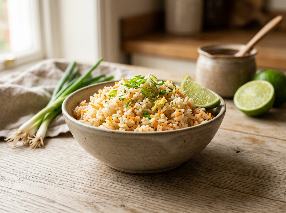 Ginger Carrot Coconut Rice