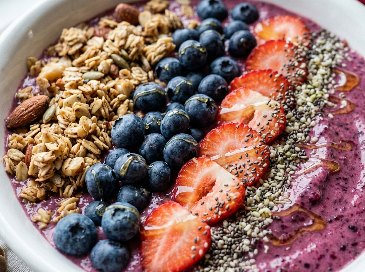 Kefir Berry Smoothie Bowl