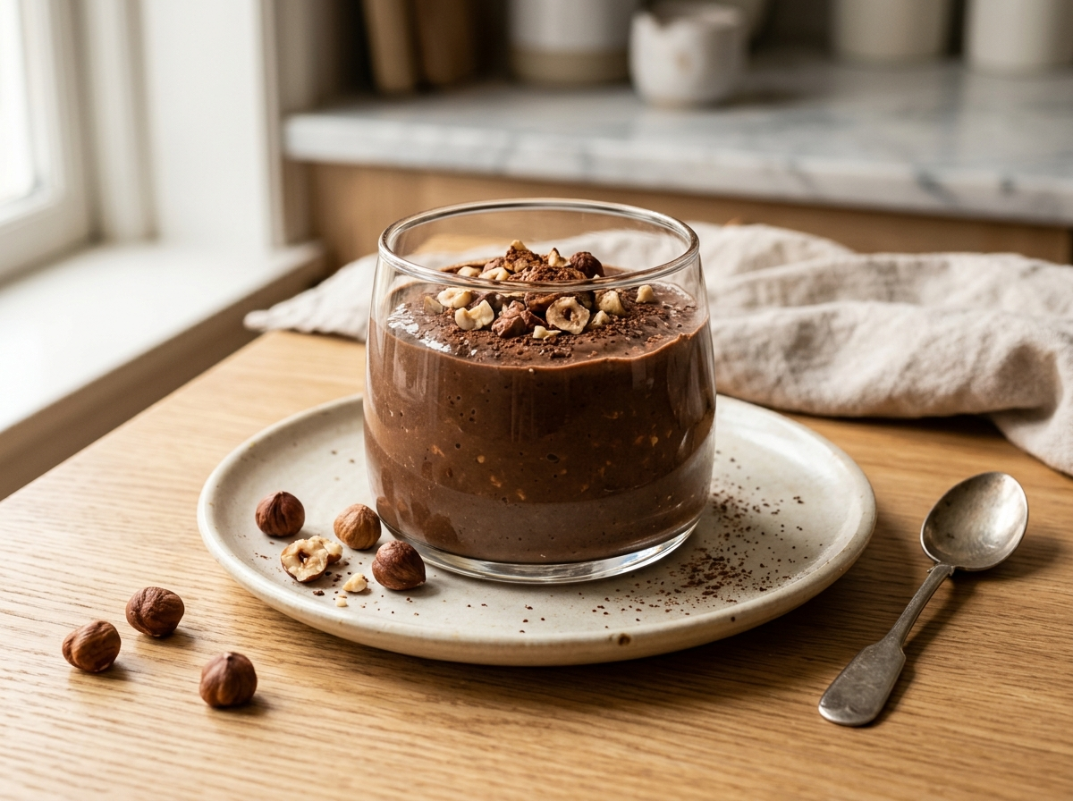Dark Chocolate Hazelnut Smoothie