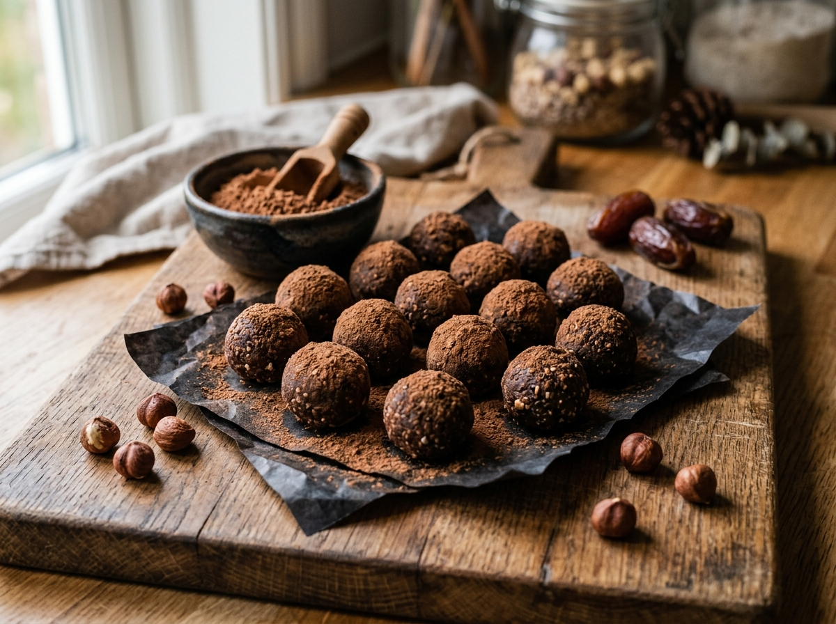 Cacao Hazelnut Bliss Balls