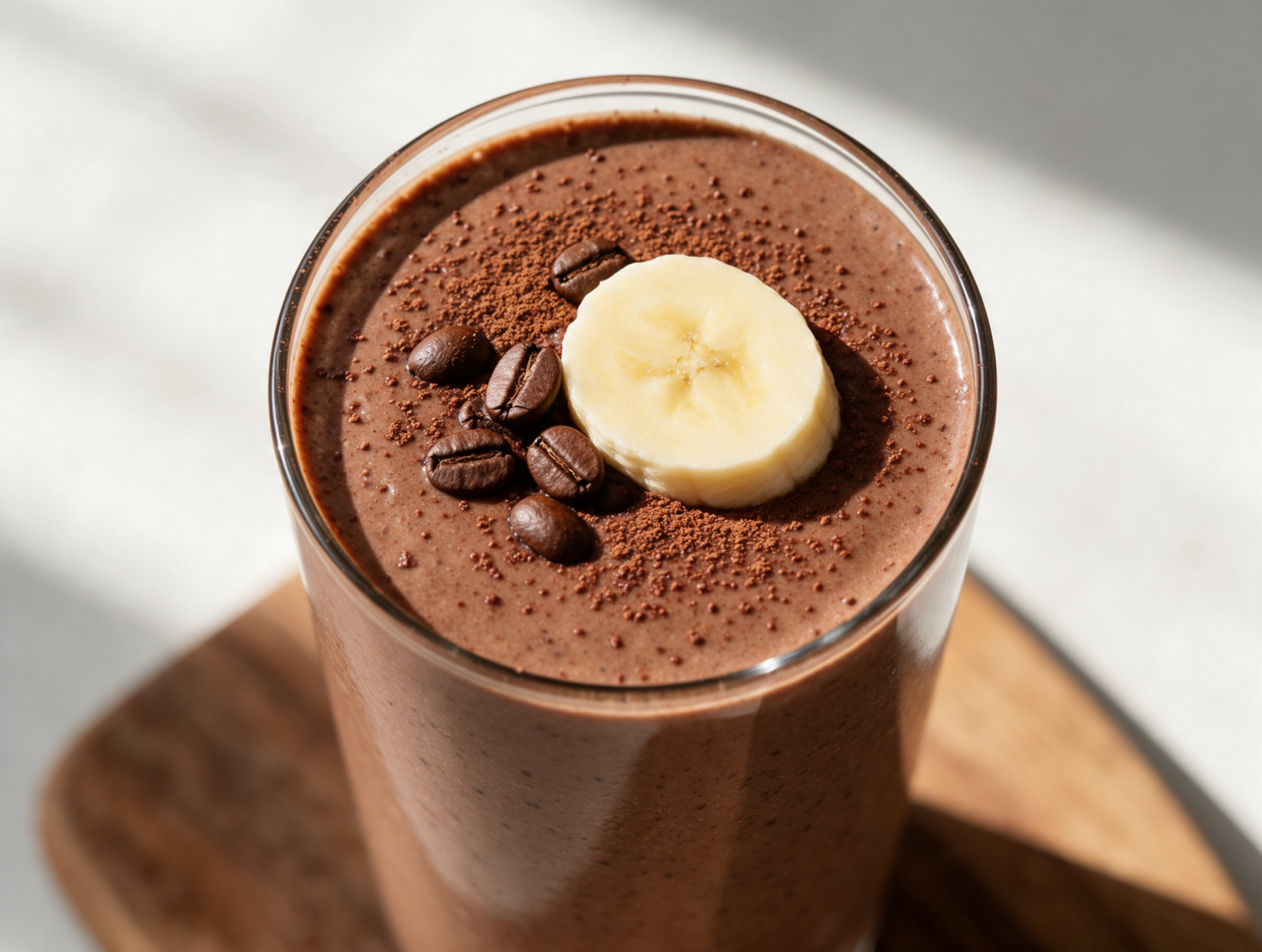 Creamy Reishi Mocha Smoothie with Cold Brew Coffee